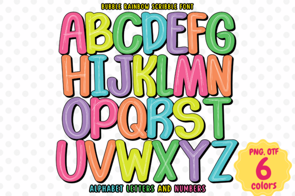 Download Bubble Rainbow Scribble - Scribble Collection