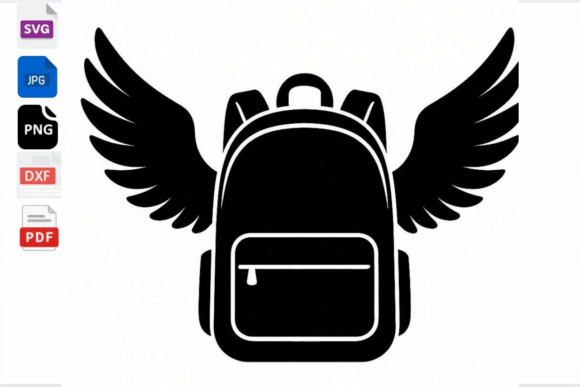Download Winged Backpack SVG Angel Wings - Premium Resources
