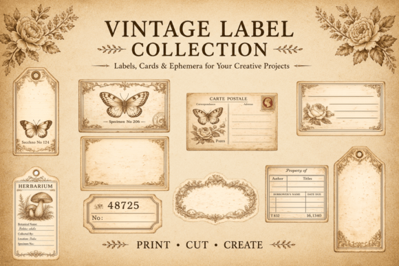 Download Vintage Label Collection - Label Collection