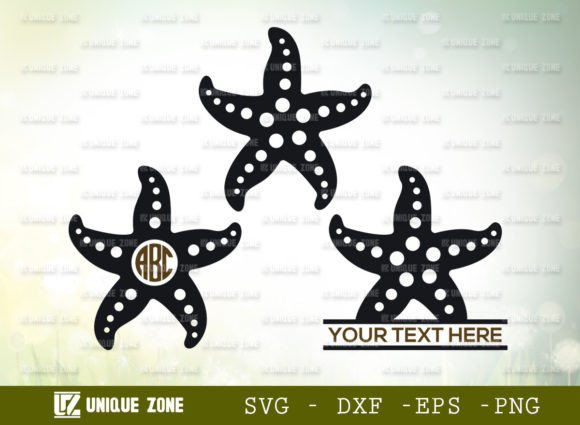 Download Star Fish SVG Monogram, Sea Animals Svg - Premium Bundle