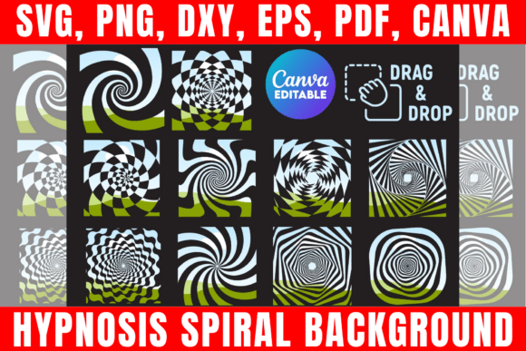 Download Hypnosis Spiral Background on Canva - Spiral Collection