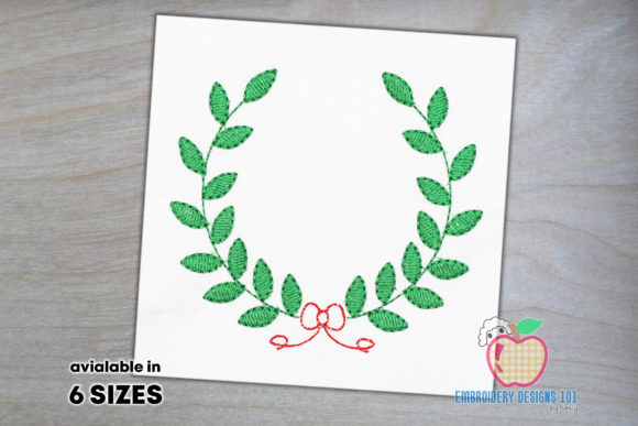 Download Laurel Wreath for Bow Quick Stitch - Quick stitch Collection