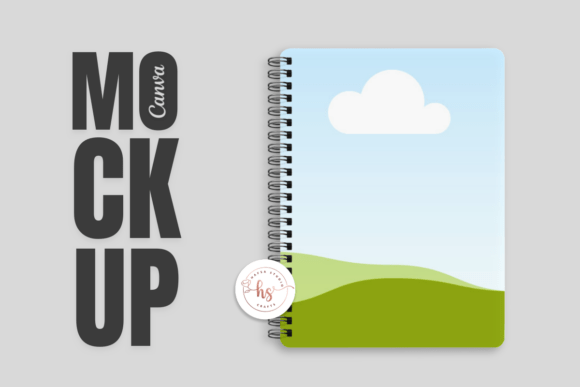 Download Canva Spiral Notebook Mockup - Spiral Collection