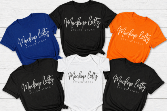 Download Gildan 64000 Group T-Shirt Mockup 20 - Group Collection